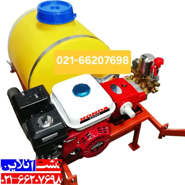 سمپاش فرغونی 120 لیتری هوندا با پمپ 60 بار