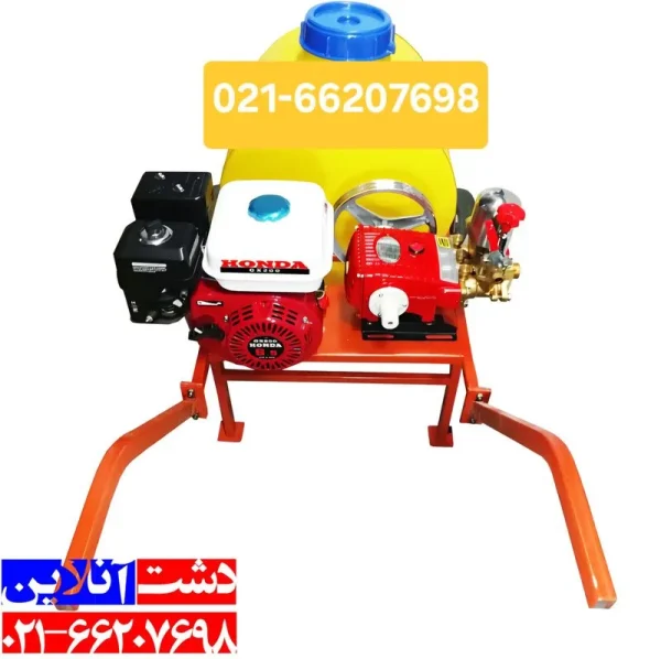 فروش سمپاش فرغونی 120 لیتری هوندا با پمپ 60 بار