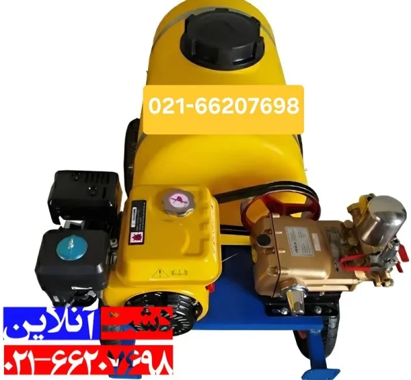 سمپاش فرغونی 200 لیتری یاماها با پمپ 60 بار.