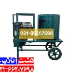 دستگاه پوست کن گردو و بادام موتوری 400 کیلویی با ورق هاردوکس.