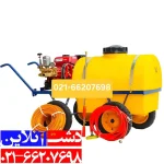 سمپاش فرغونی 200 لیتری یاماها 6.5 اسب و پمپ 45 بار مشکی.