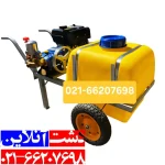 سمپاش فرغونی 100 لیتری یاماها 7.3 اسب با پمپ 45 بار.