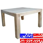 میز چوب کرسی نود در نود.