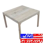 میز چوب کرسی نود در نود.