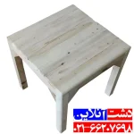 میز کرسی هفتاد در هفتاد.