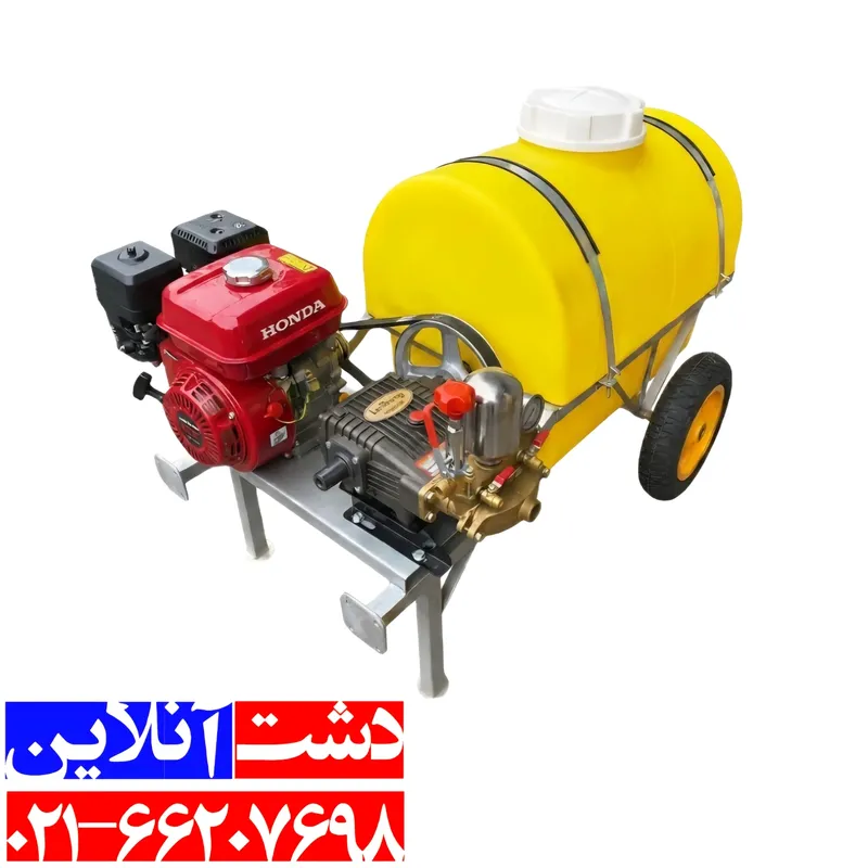 سمپاش فرغونی 100 لیتری موتور هوندا پرو.