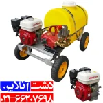 سمپاش فرغونی هوندا ظرفیت 200 لیتر با موتور 6.5 اسب - تصویر 3