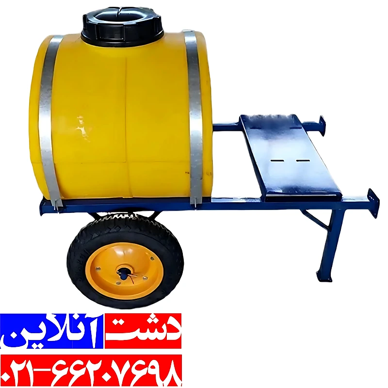 شاسی سمپاش فرغونی 100 لیتری به همراه دو چرخ